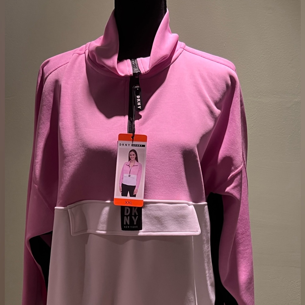 New DKNY Women’s half zip pullover.